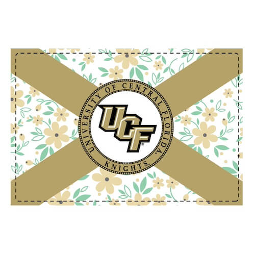 UCF Knights Daisy Flag Decal