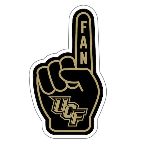 UCF Knights Number One Fan Decal