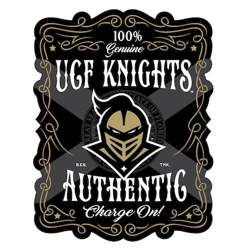 UCF Knights Whiskey Label Decal