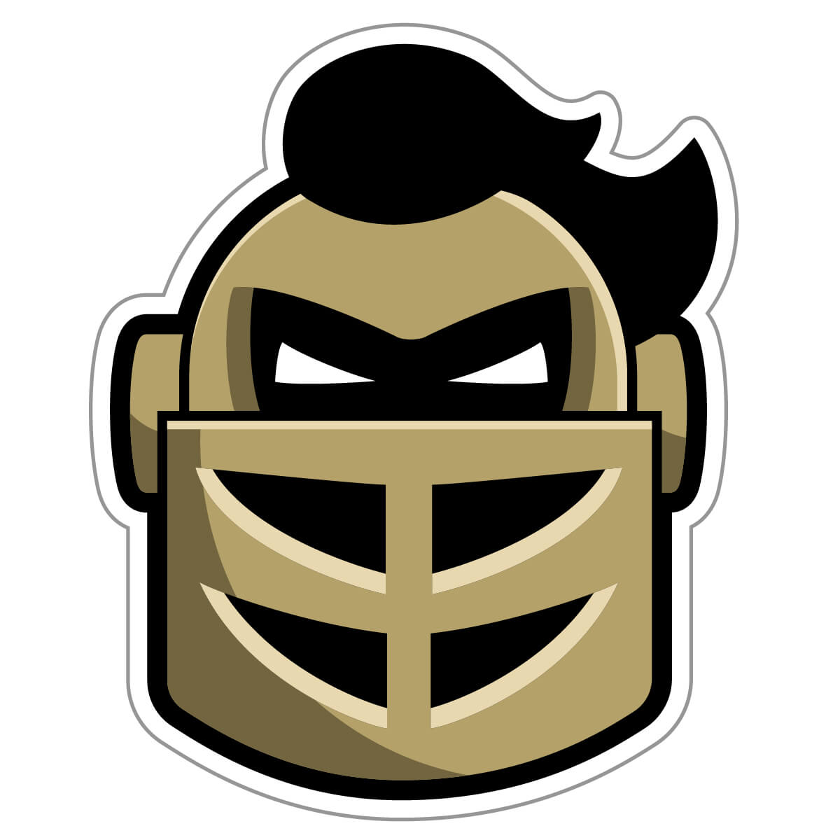 UCF Knights Knightro Head Decal
