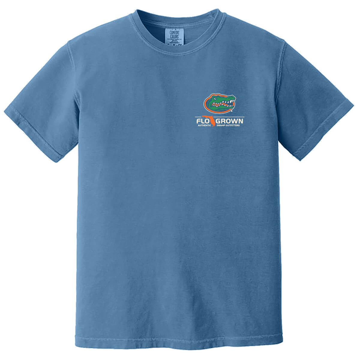 Front view with the Florida Gators and FloGrown logos on the left chest.