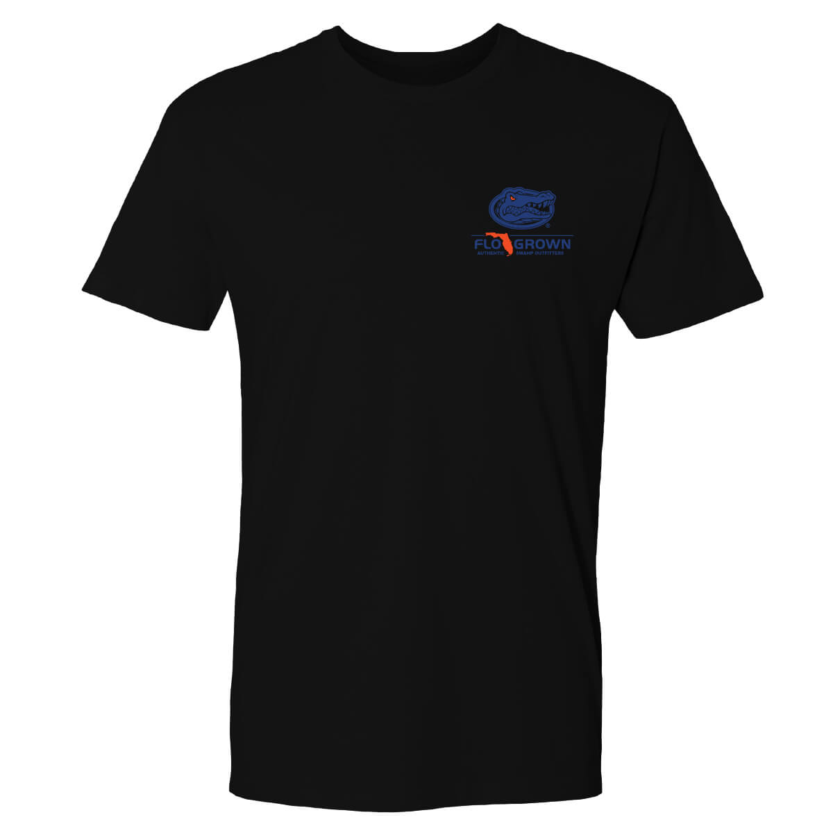 Front view with the Florida Gators and FloGrown logos on the left chest.