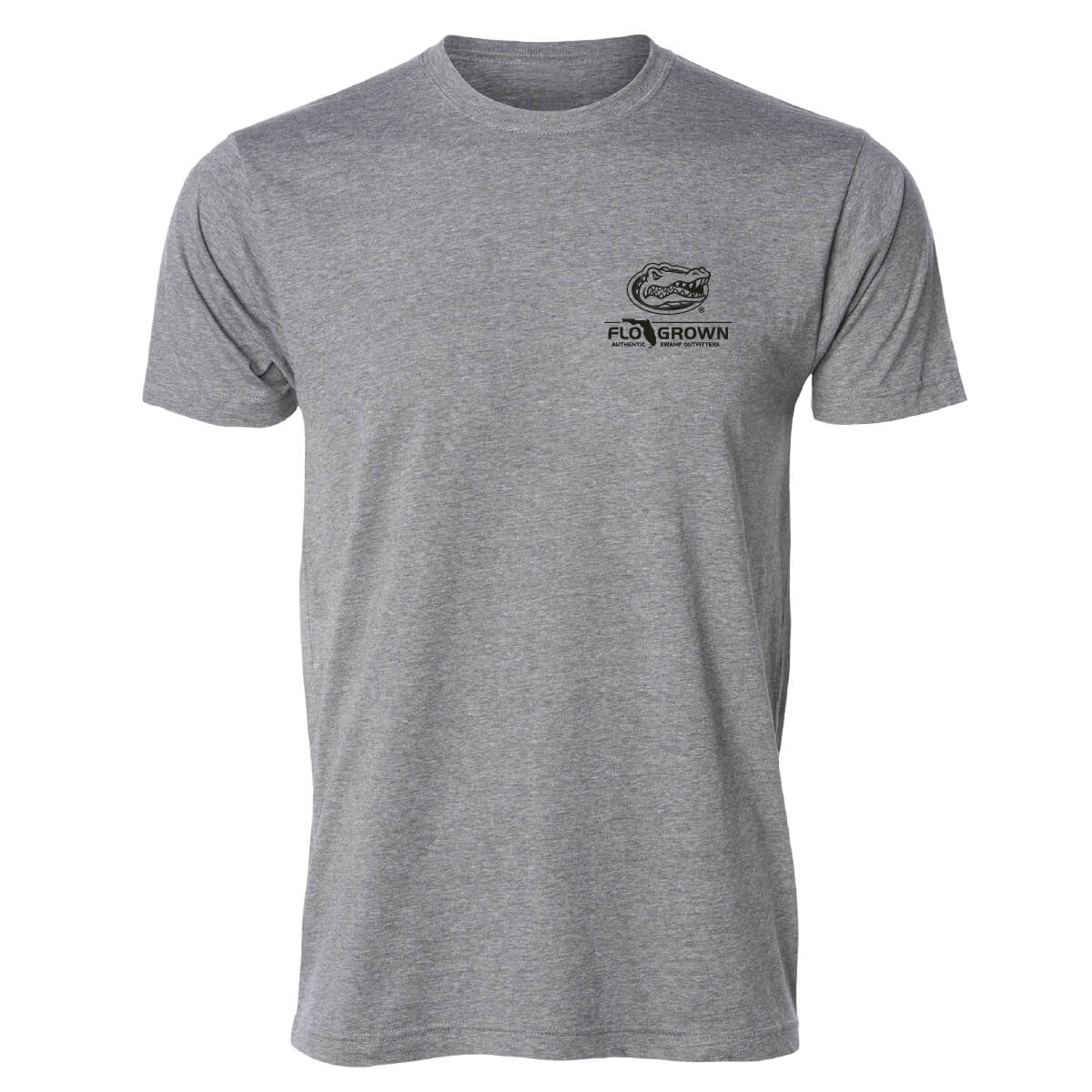 Front view featuring the Florida Gators and FloGrown logos on the left chest.
