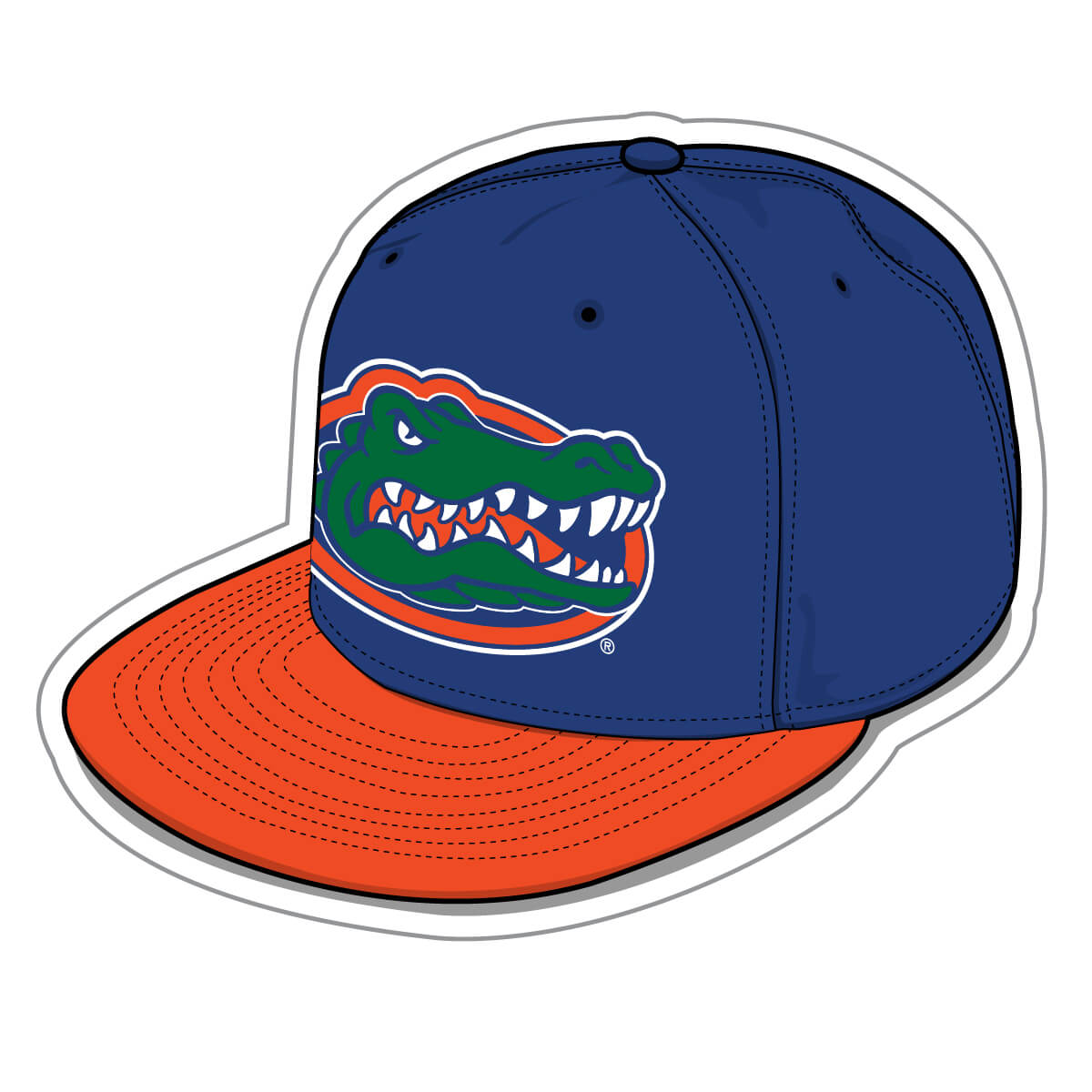 Florida Gators Florida Hat Decal