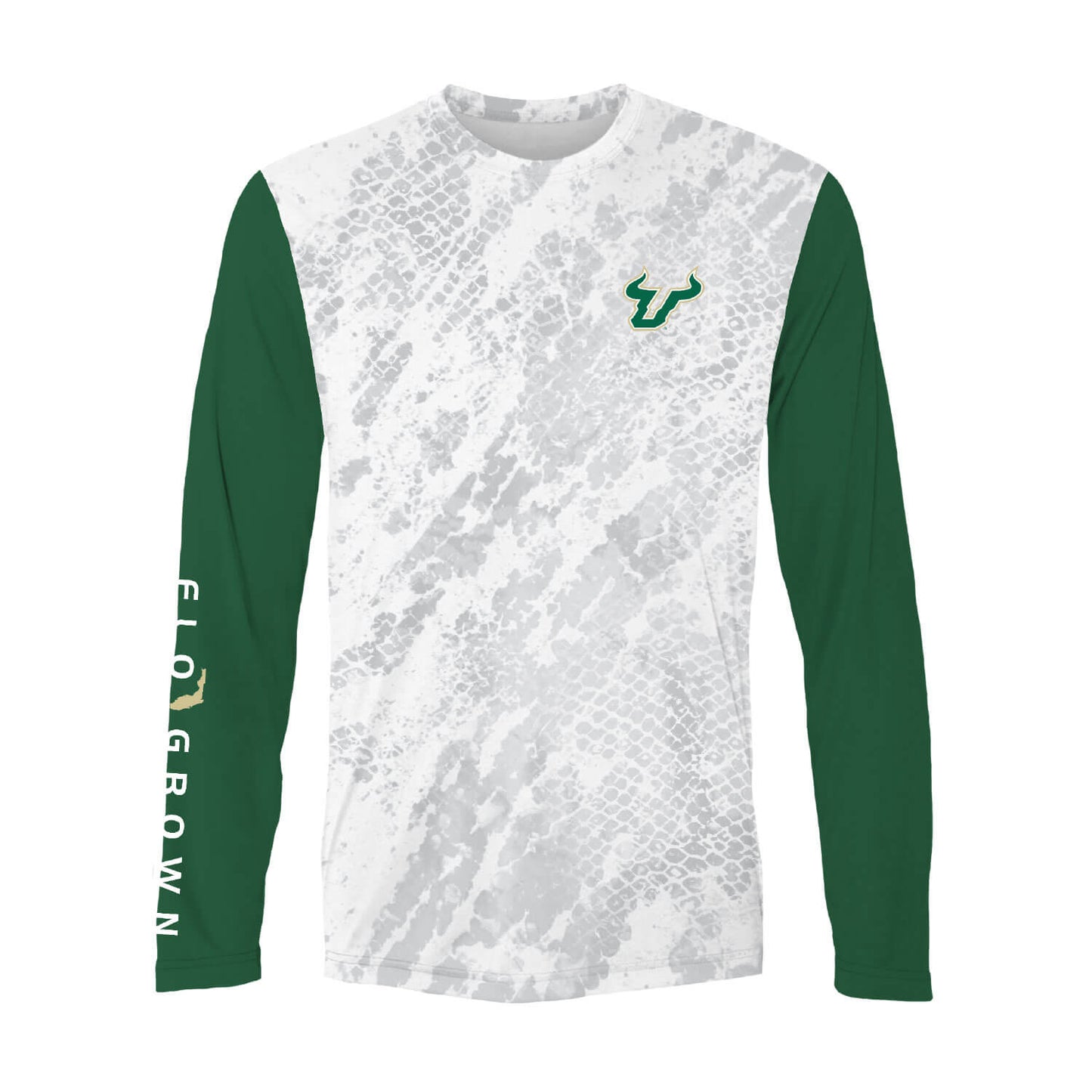South Florida Bulls Block Sleeve Camo Performance Tee