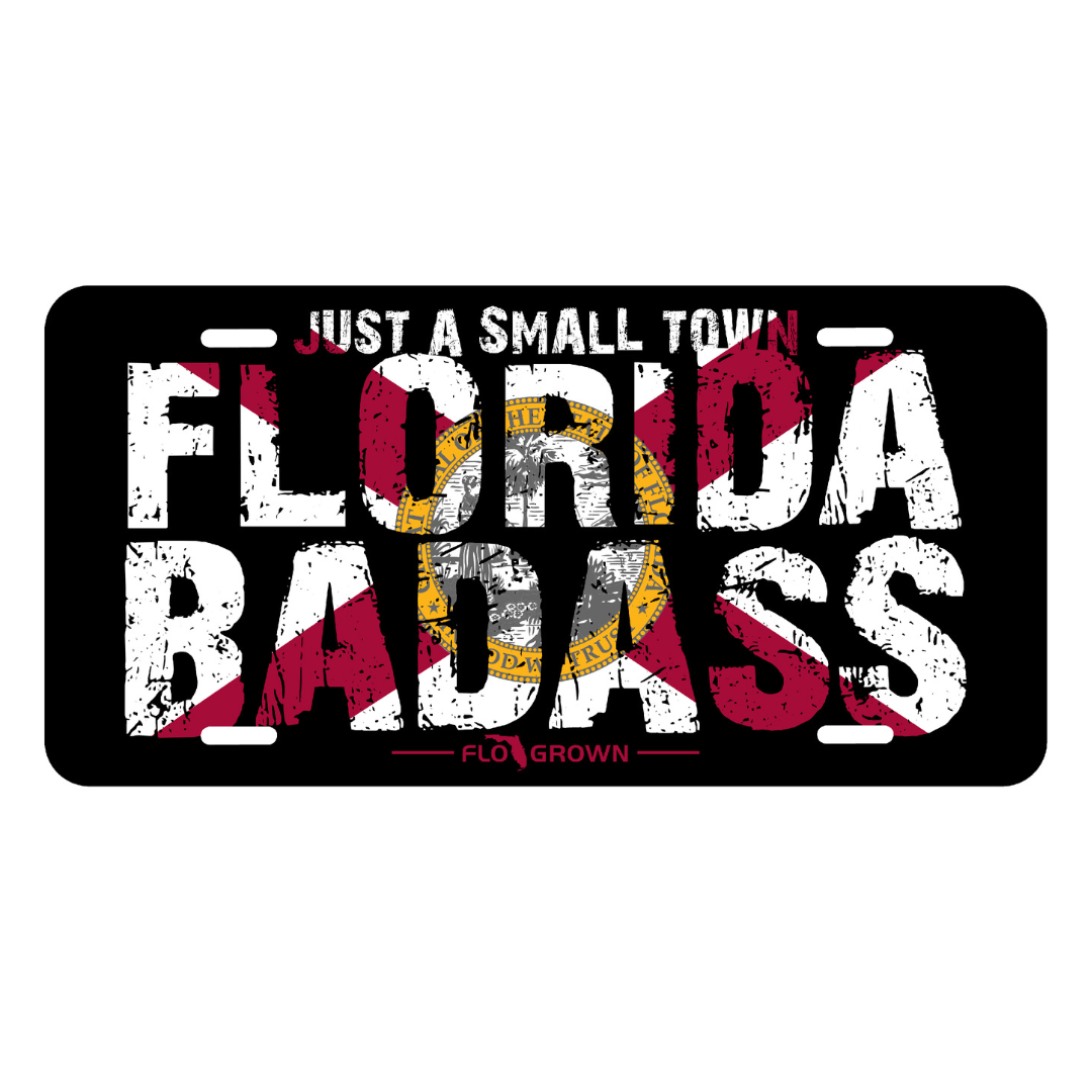 Florida Badass License Plate
