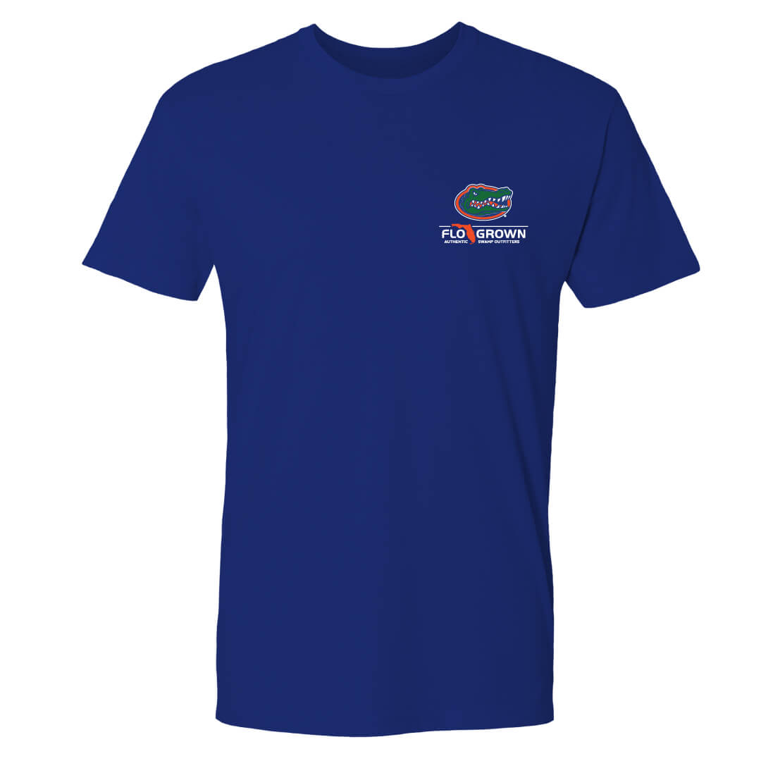 Front view with a Florida Gators and FloGrown logo on the left chest