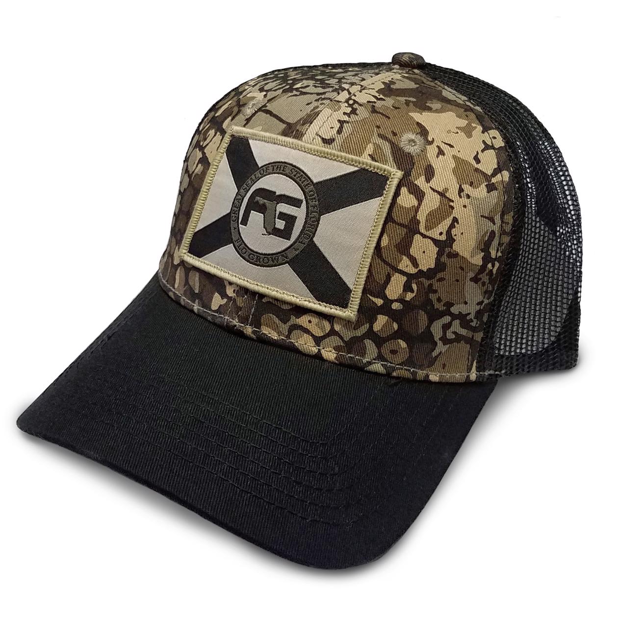 Gator Camo Flag Hat (front)