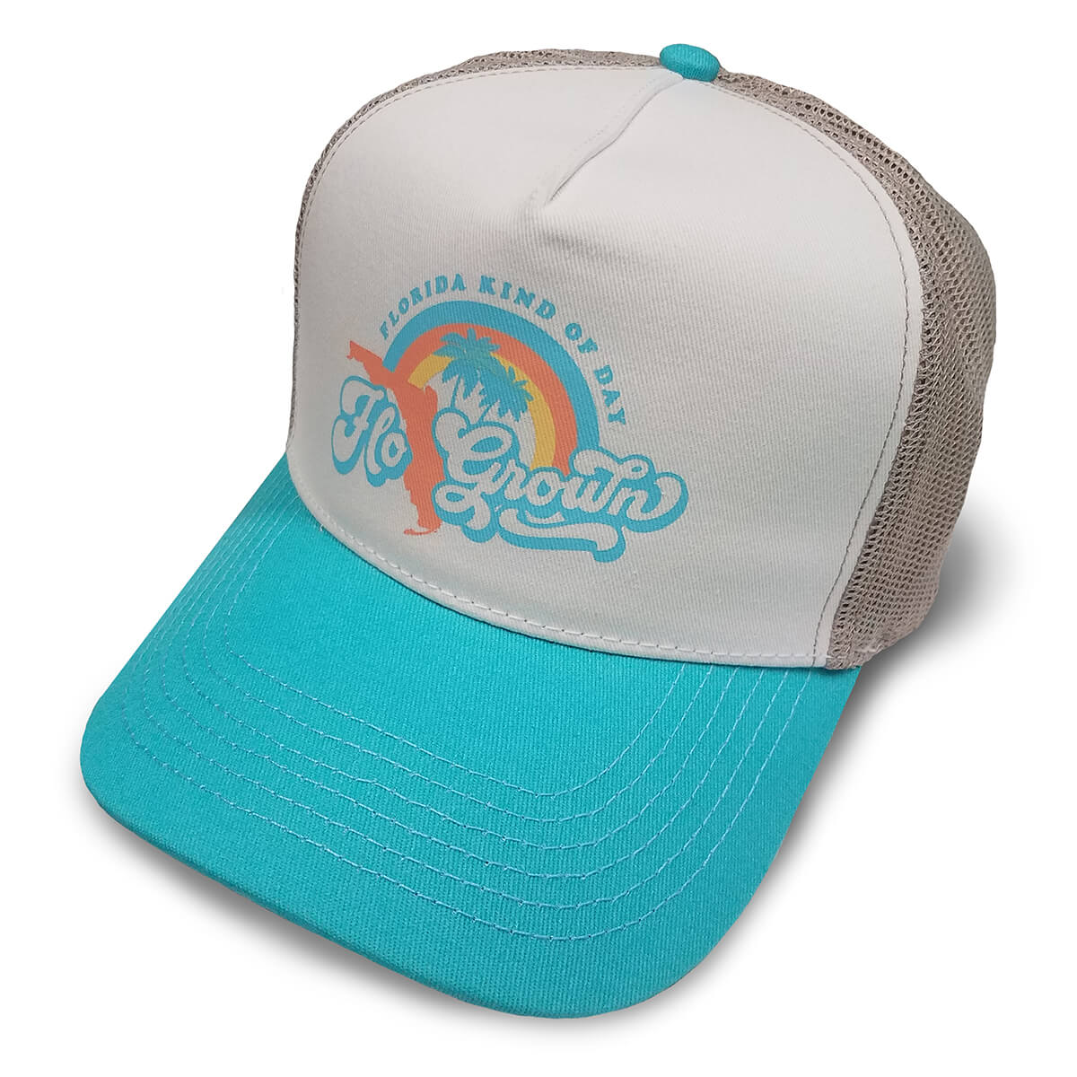 Retro Rainbow Hat - Front