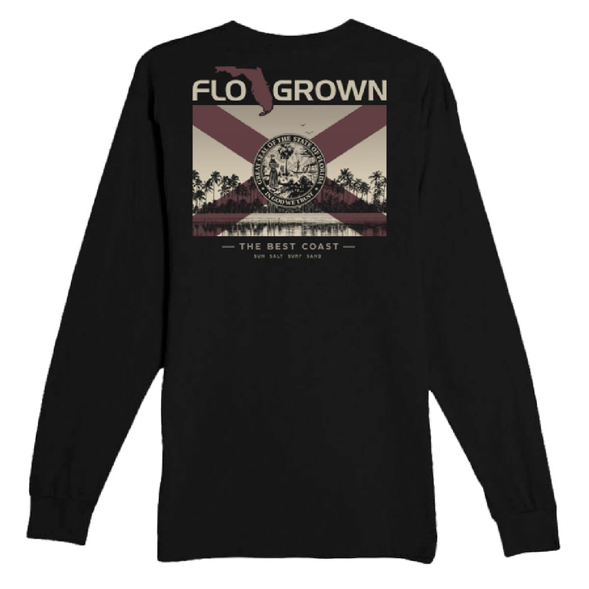 Sunset Coast Flag Long Sleeve