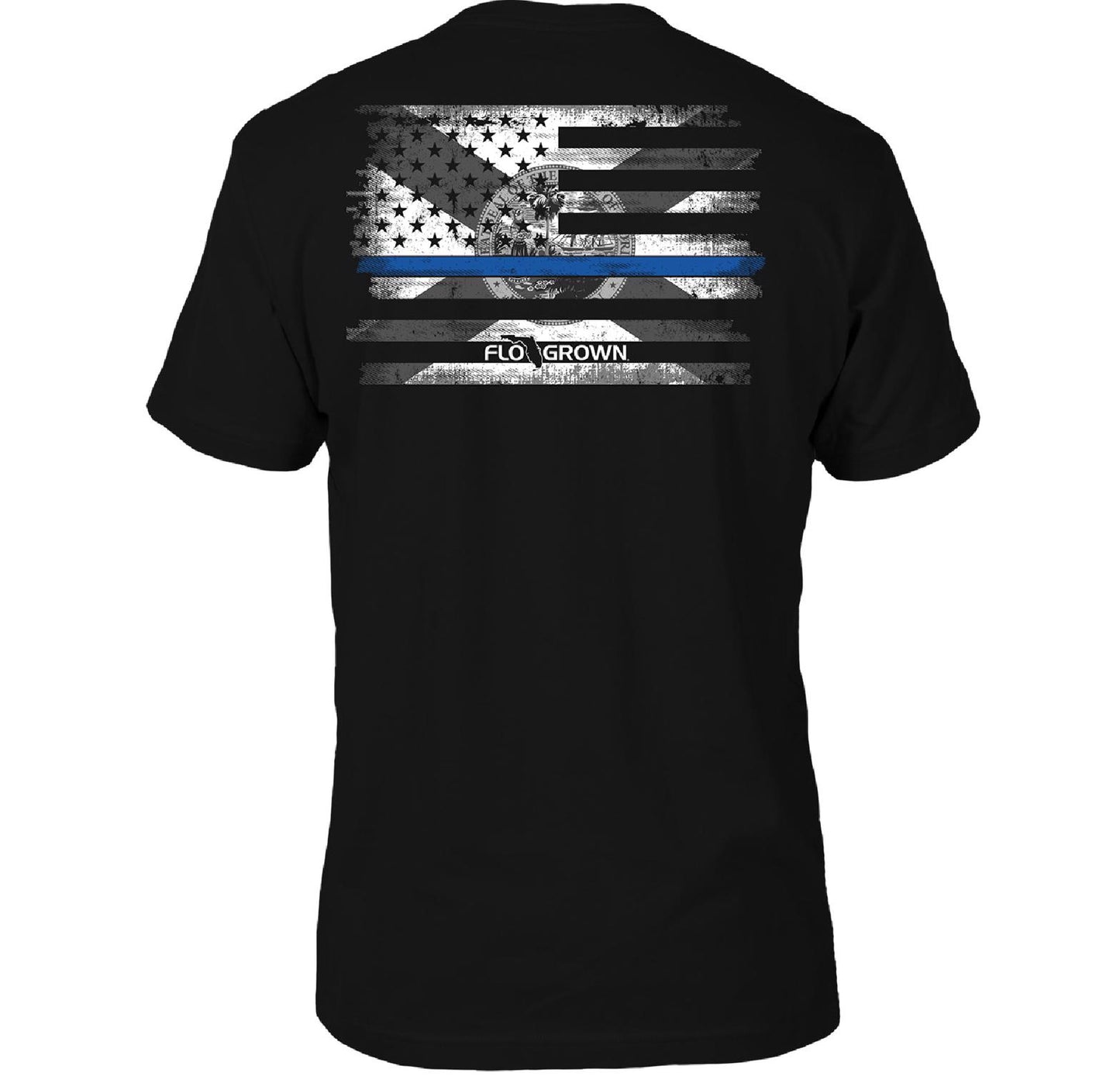 Blue Line Tee (back)