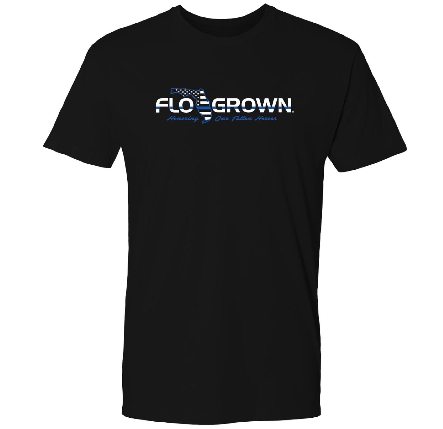 Blue Line Tee (front)
