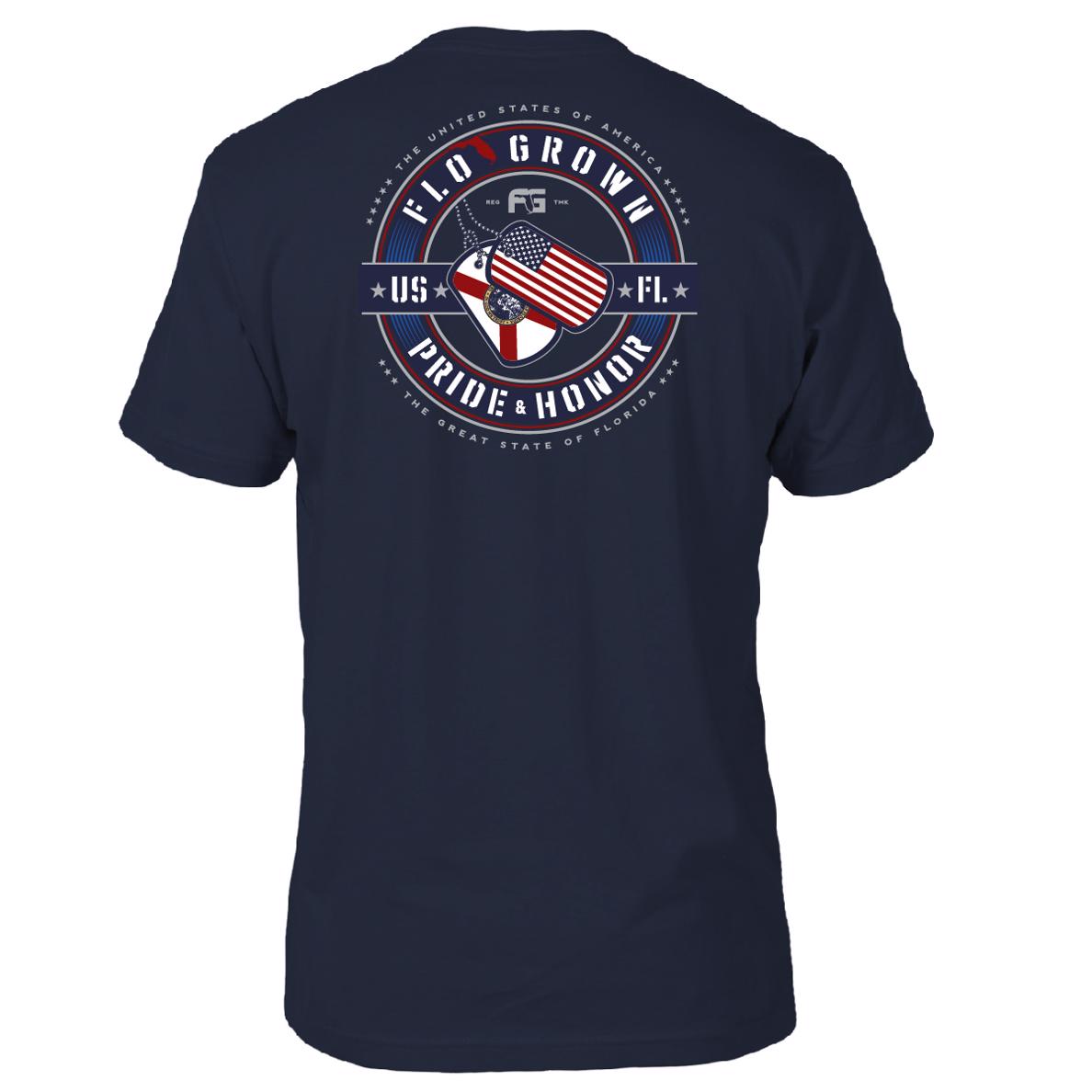 Pride and Honor Tee (back)