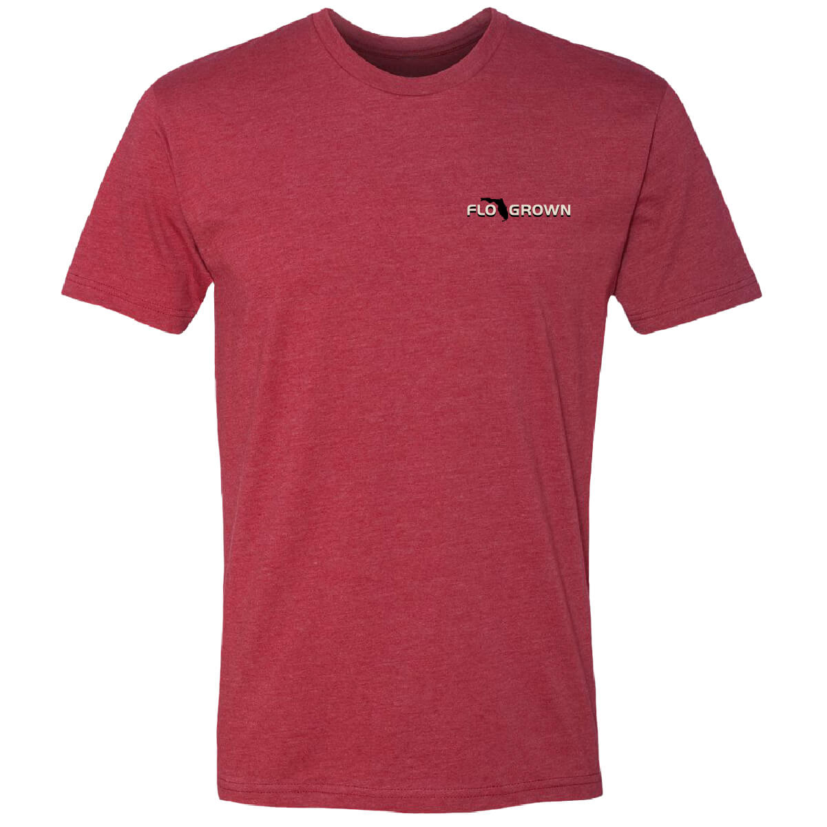 Front view with the FloGrown logo on the left chest.