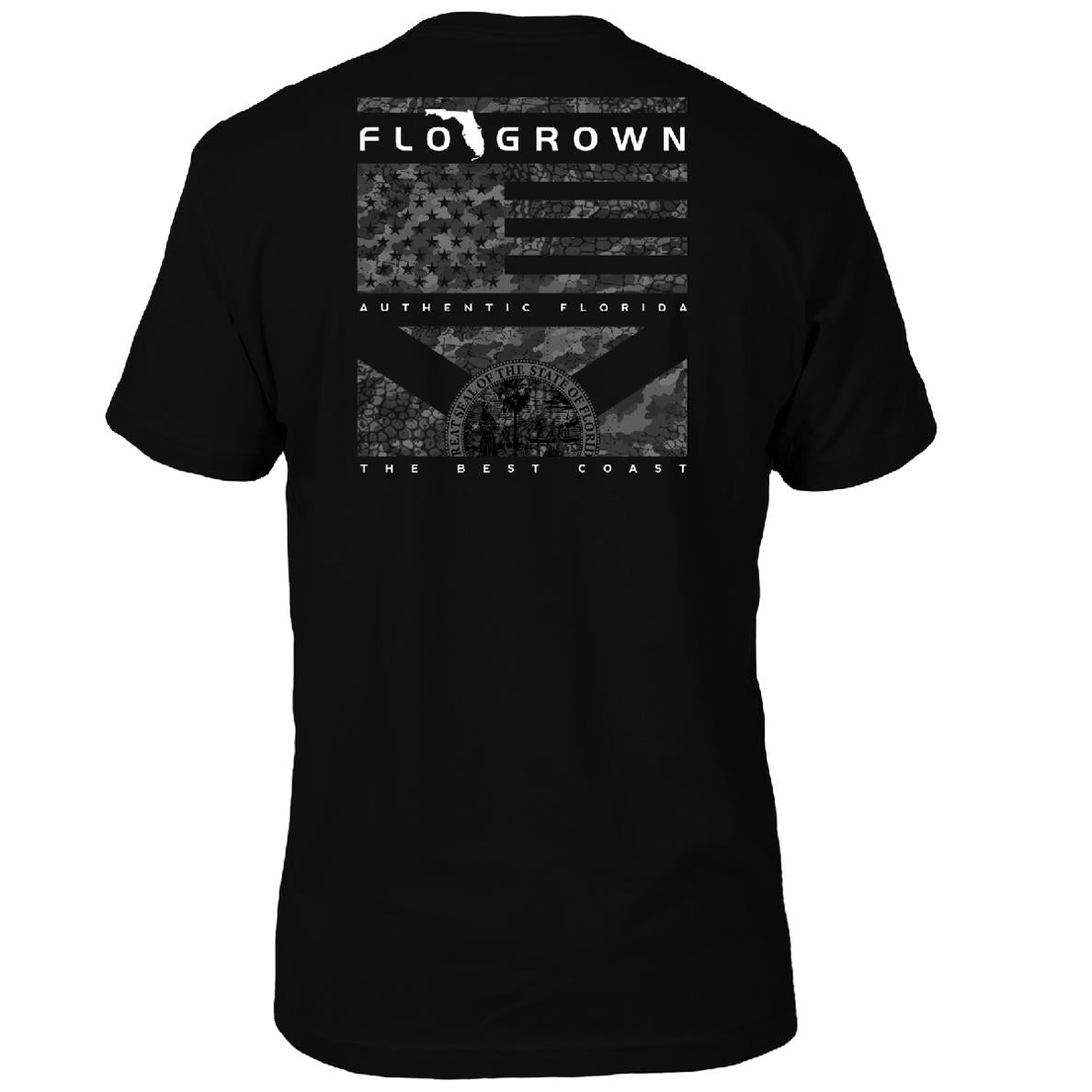 Camo Flag Panel Tee (back)