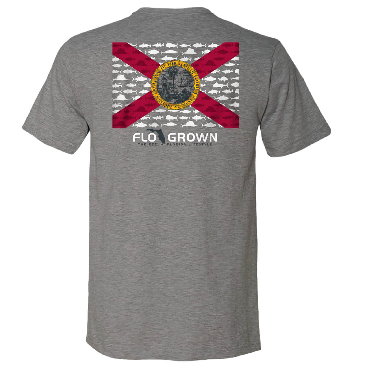 Multi Fish Flag Tee (back)