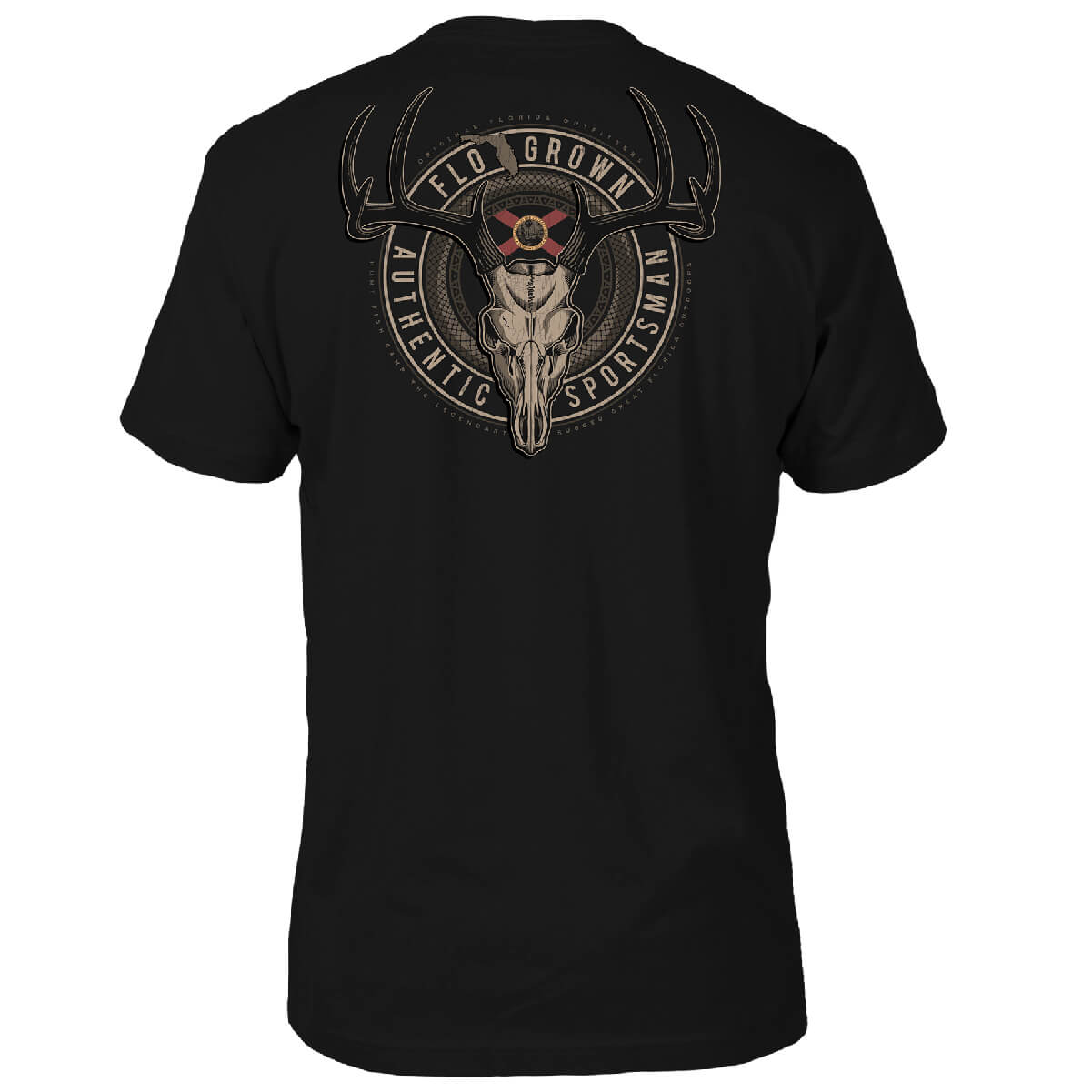 Deer Skull Badge Tee - Back