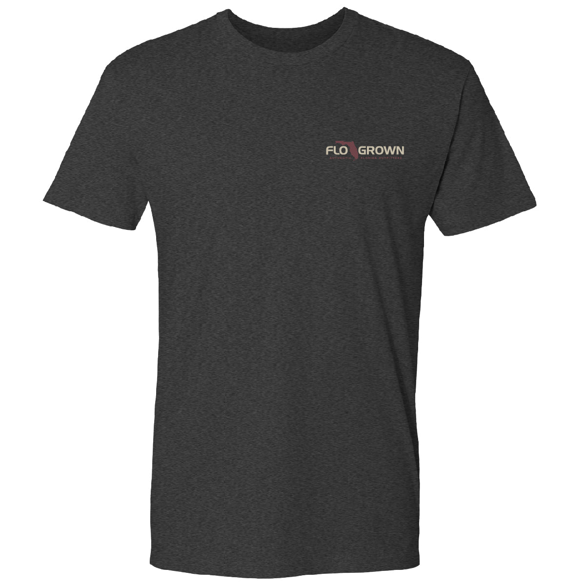 Sunset Coast Flag Charcoal Tee