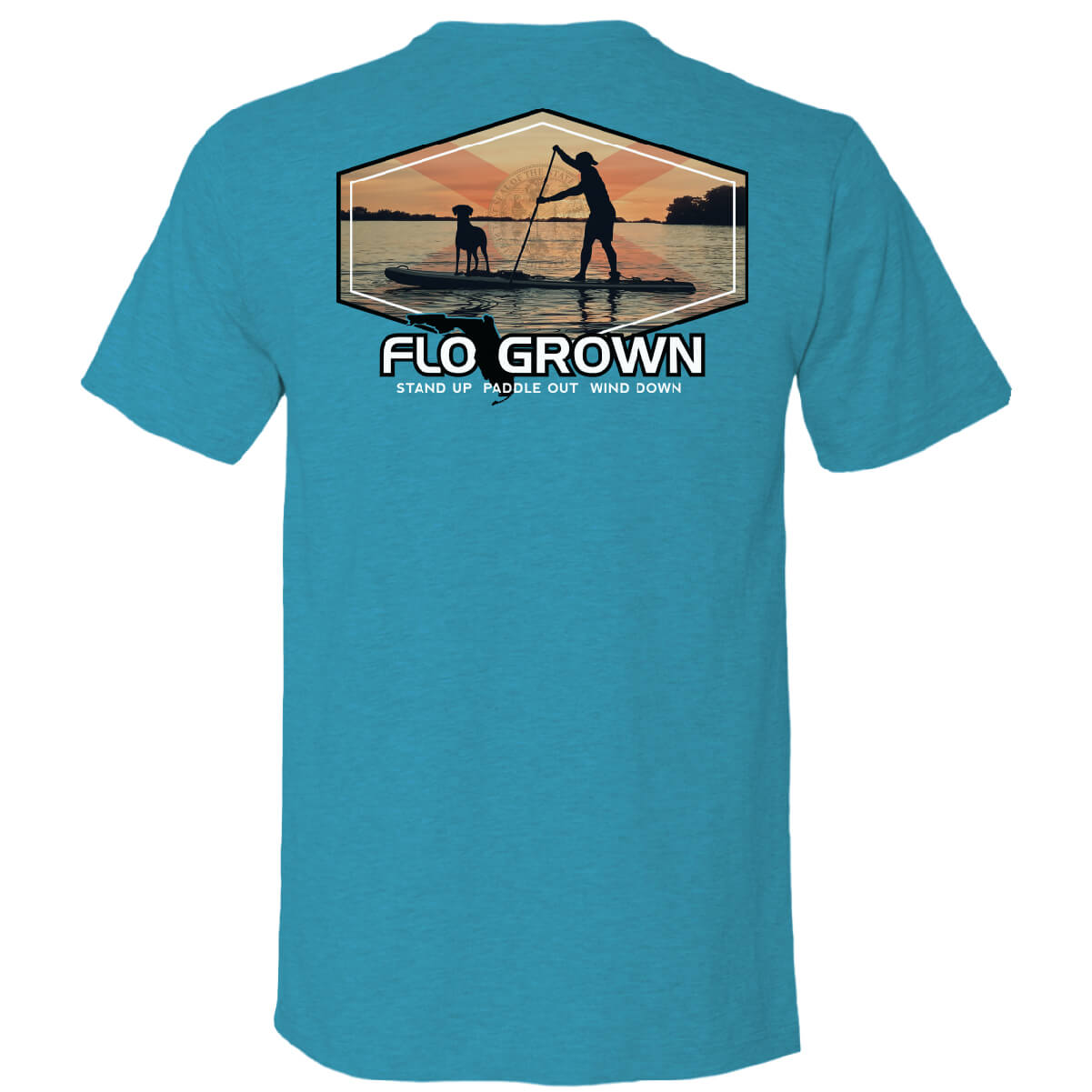 Paddleboard Crest Tee - Back
