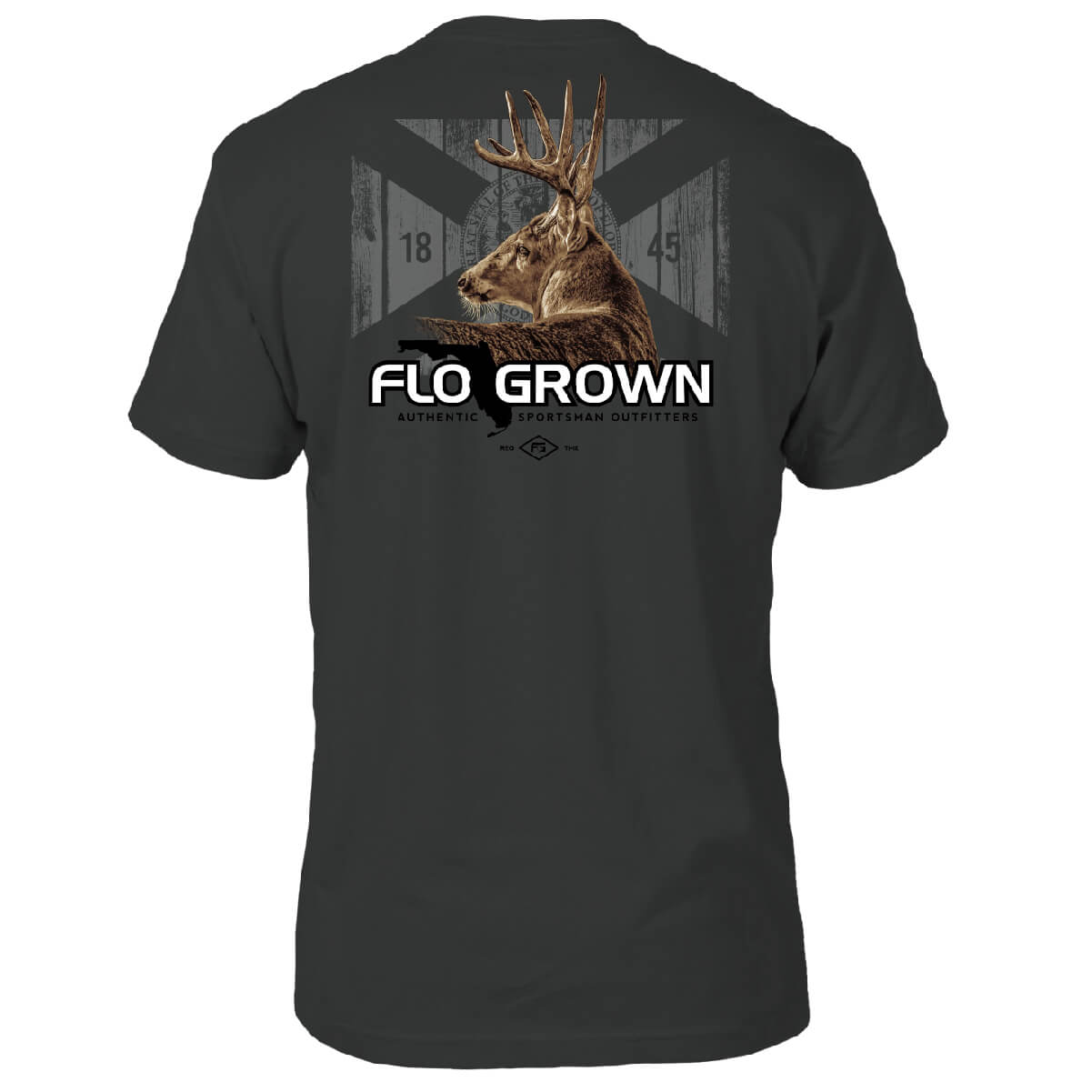 Deer Portrait Sign Tee - Back