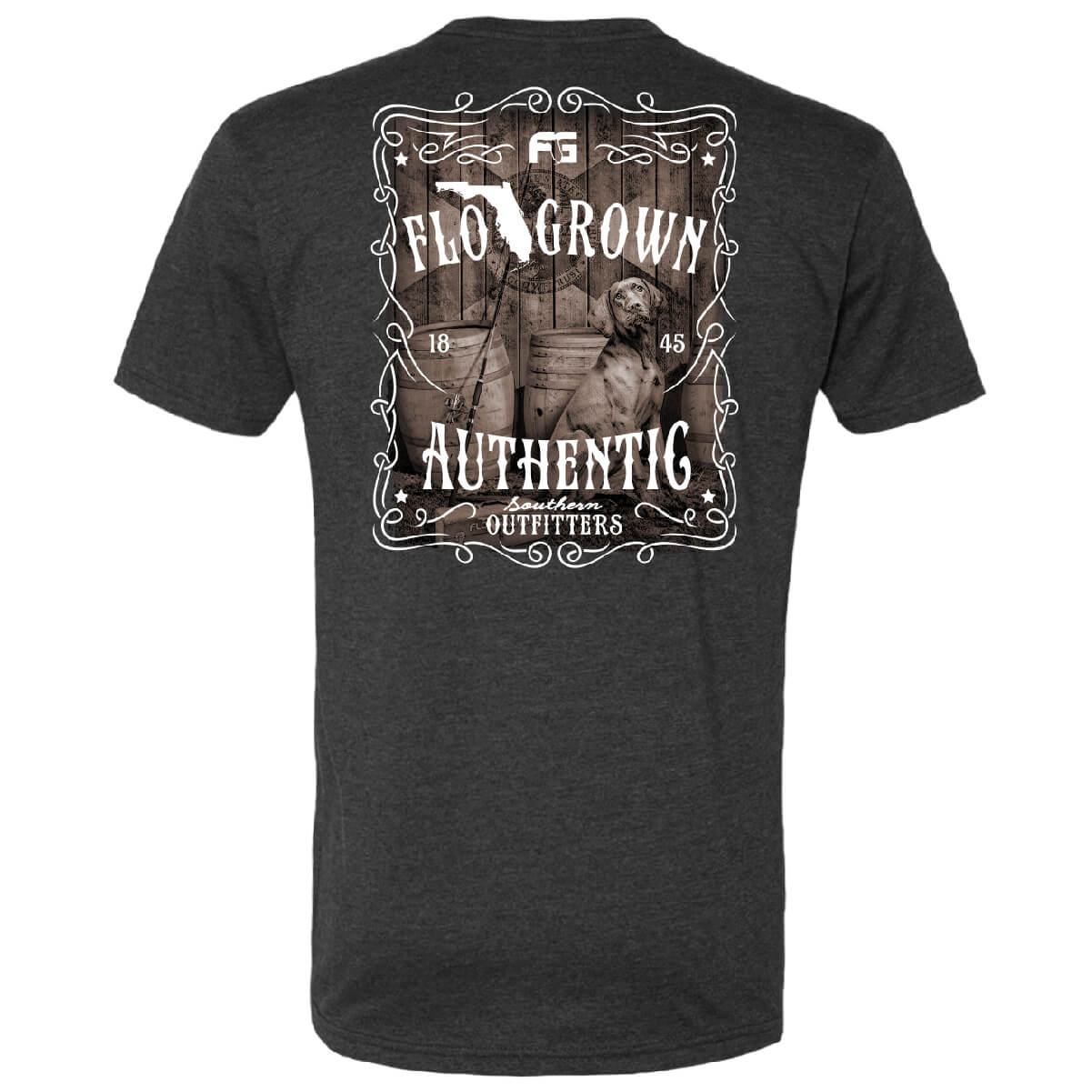 Old Whiskey Dog Tee - Back
