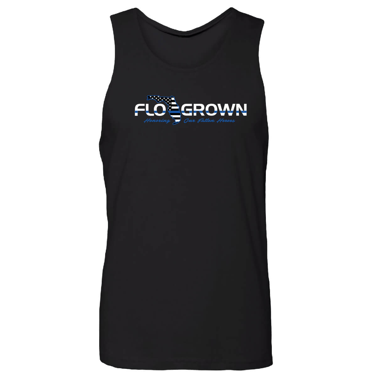 Blue Ling Flag Tank - Front