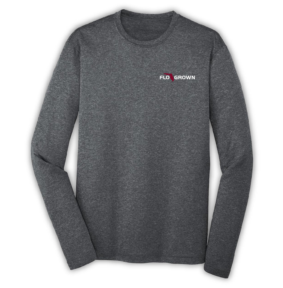 Grayscale Camo Flag Long Sleeve