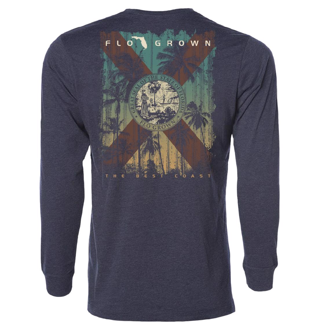Sunset Flag Long Sleeve Tee