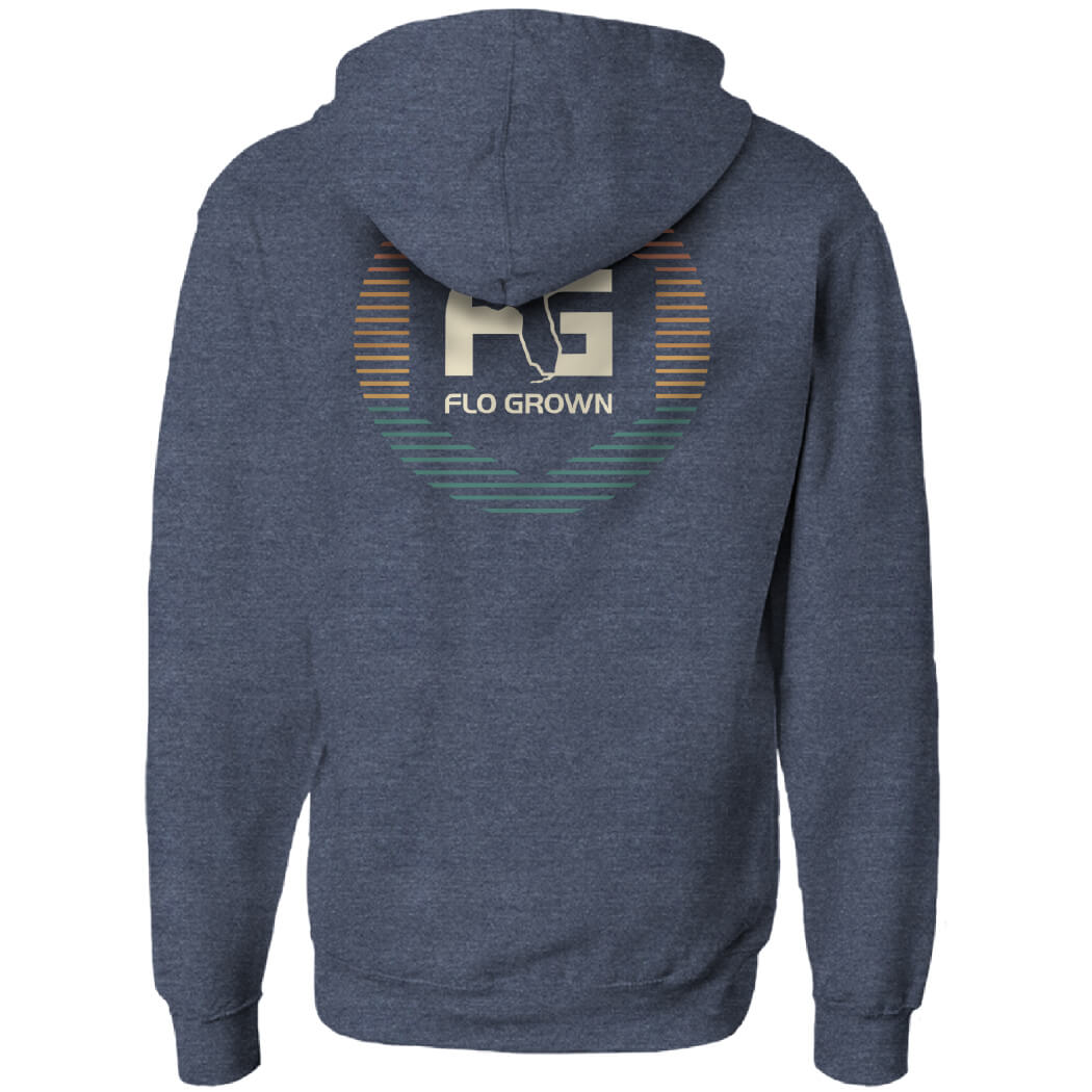 Geo Sunset Hoodie - Back