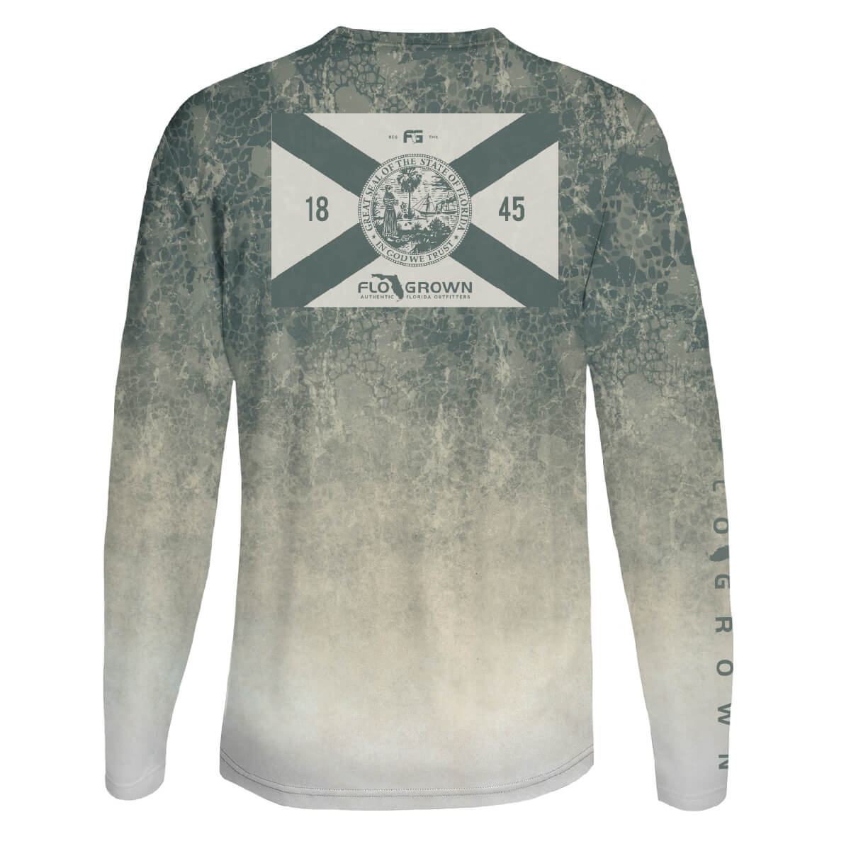 Rocky Water Gator Green Performance Tee - Back