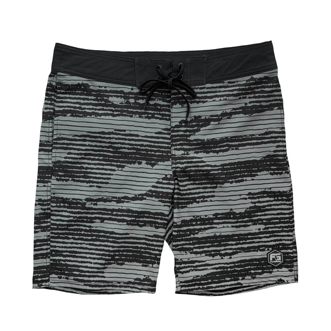 Striped Camo Board Shorts