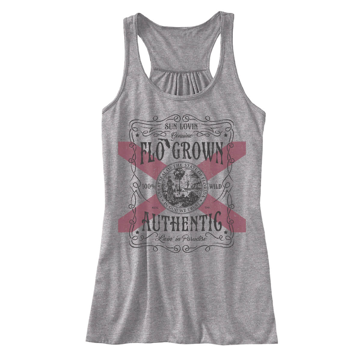 Vintage Whiskey Label Women's Tank