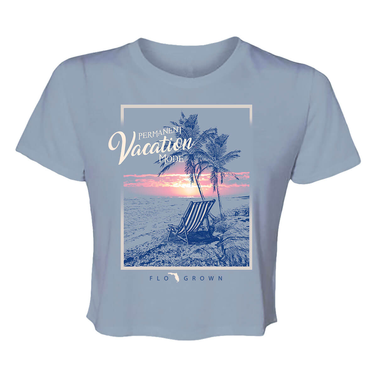 Permanent Vacation Mode Crop Top
