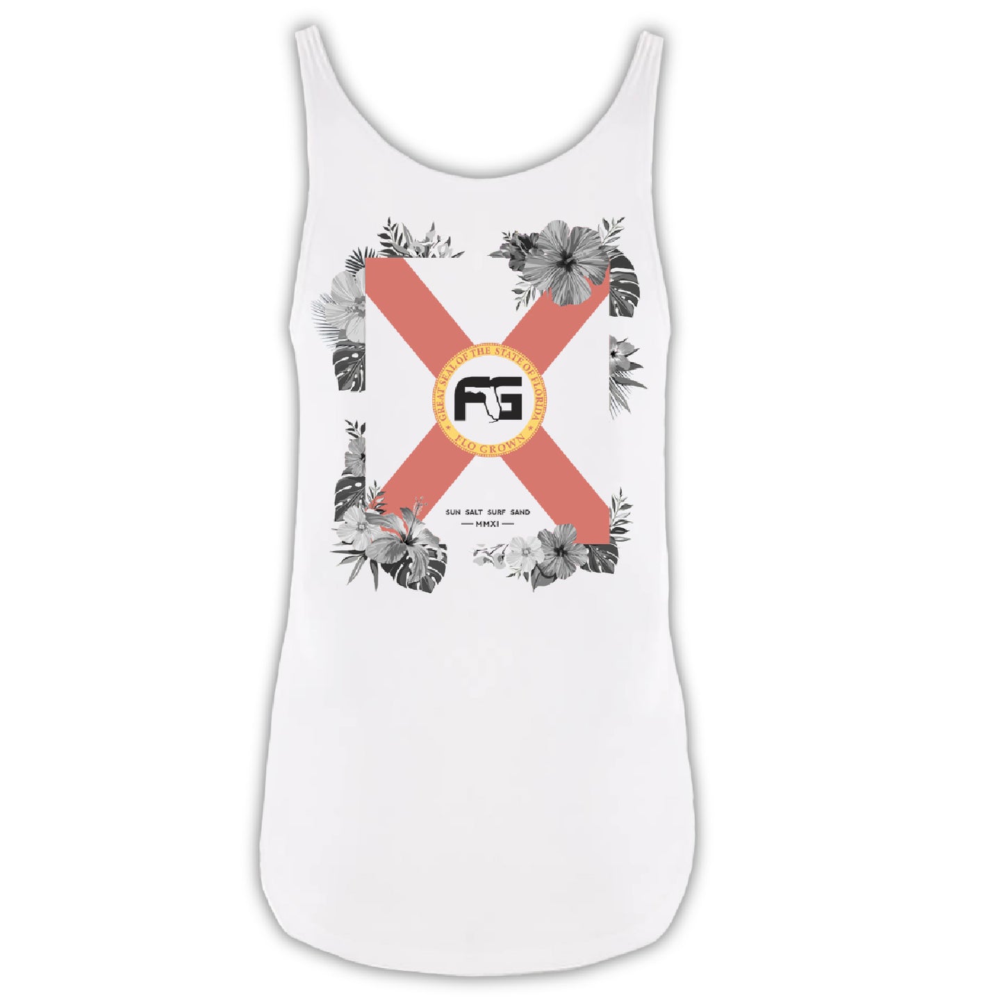 Floral Flag Tank
