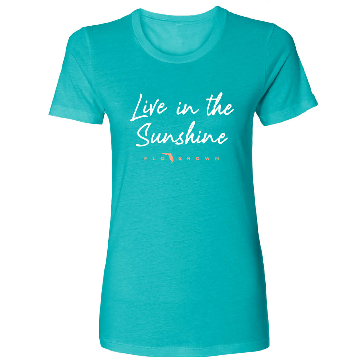 Live in the Sunshine Fitted Women's Tee