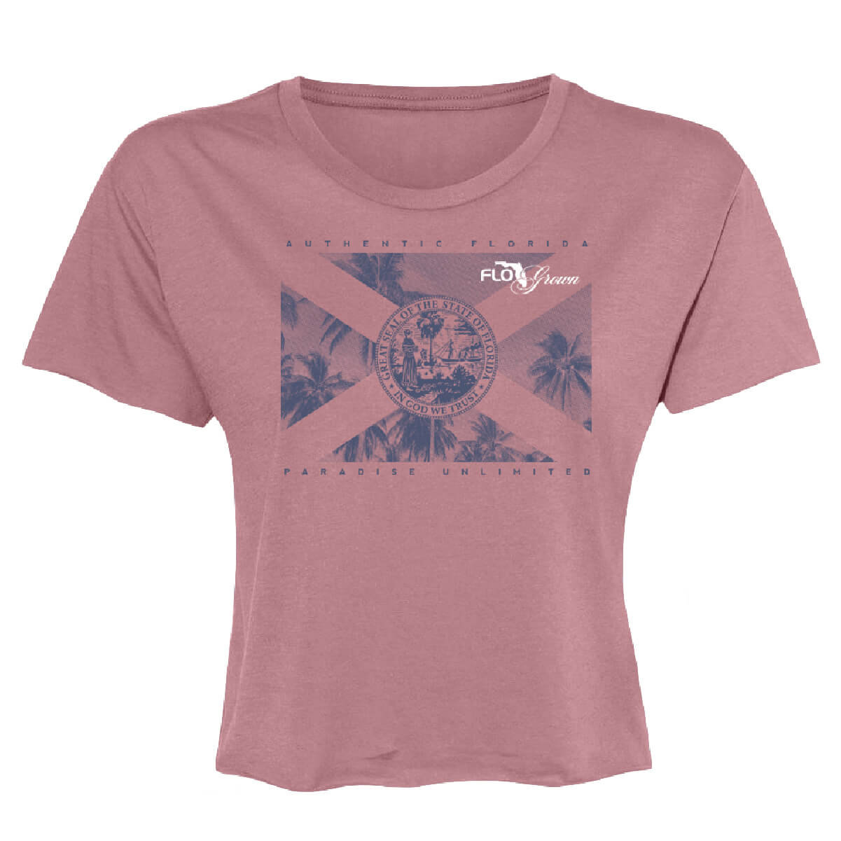 Scenic Flag Crop Top