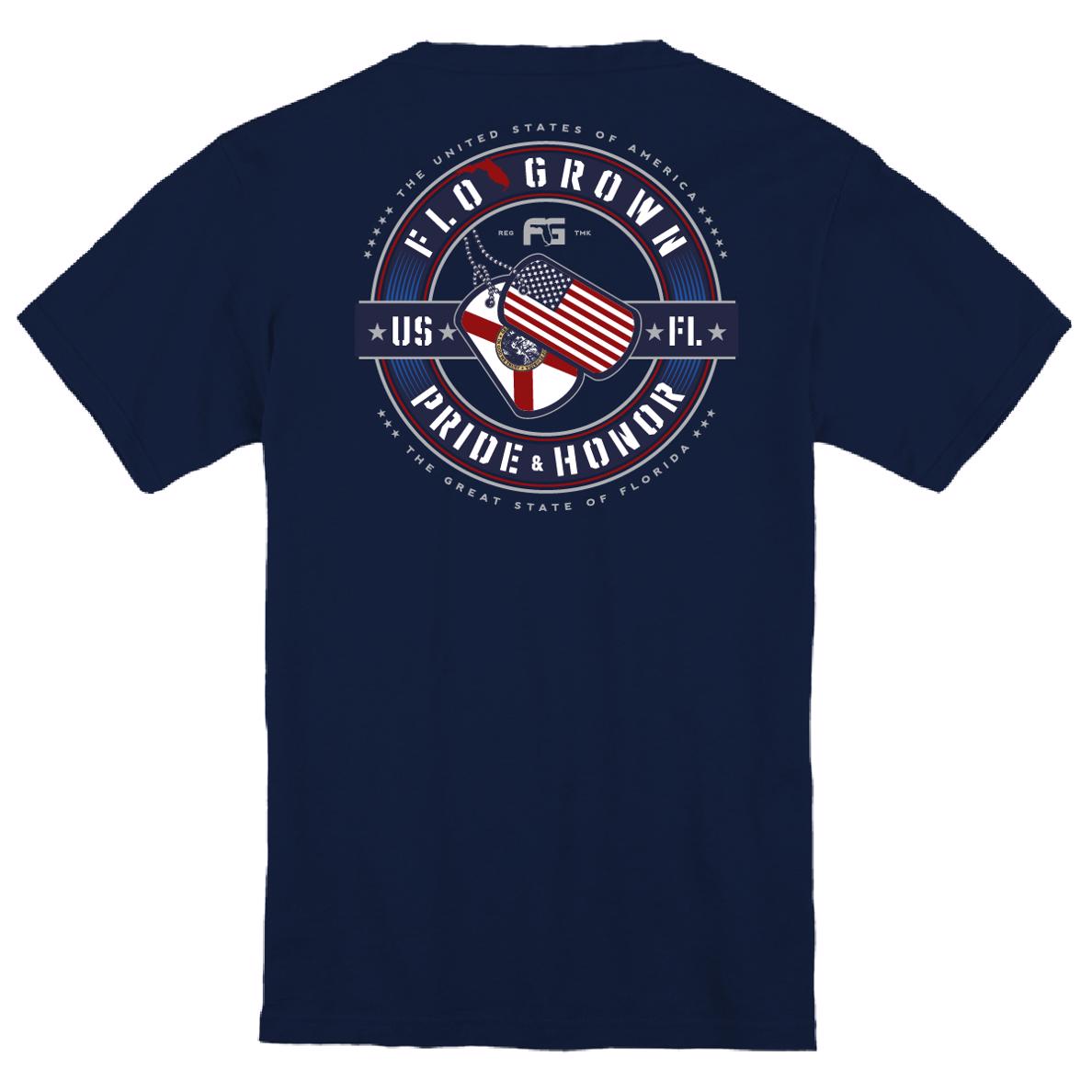 Pride and Honor Youth Tee (back)