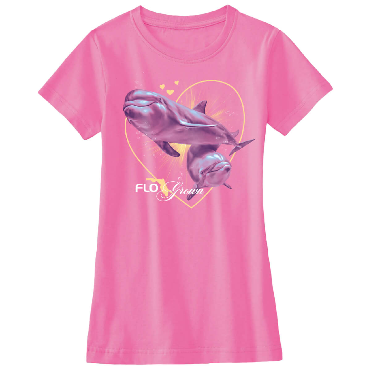 Dolphin Swim Girls Tee
