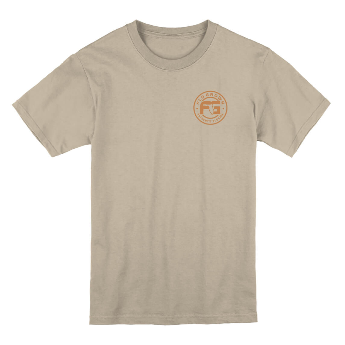 Front view with the FloGrown logo on the left chest.