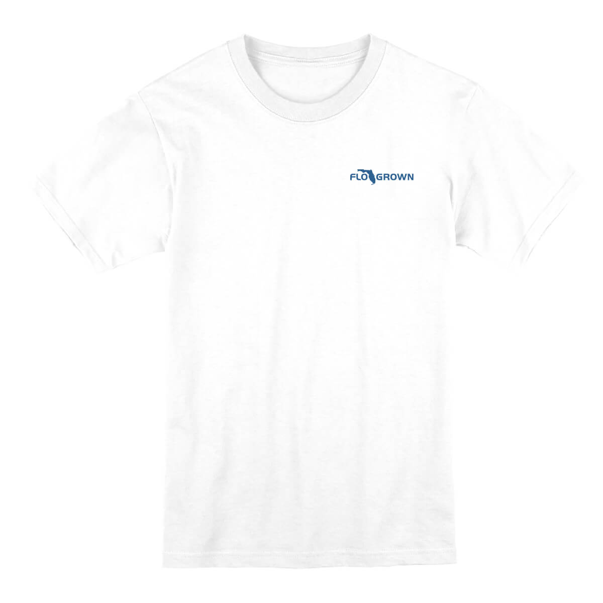 Front view with the FloGrown logo on the left chest.