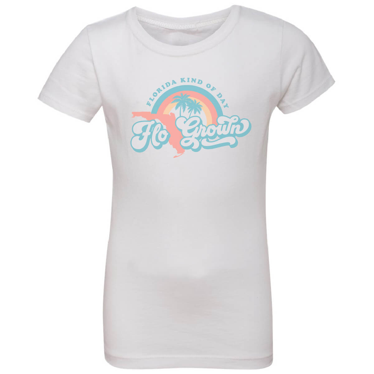 Retro Rainbow Girls Tee