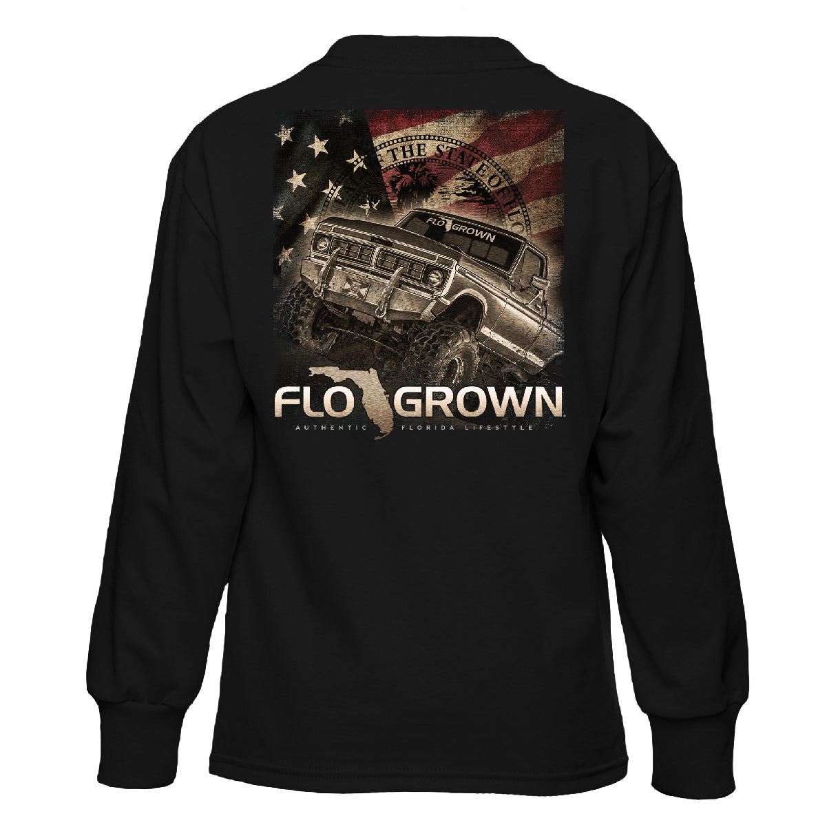 USA Mud Truck Youth Long Sleeve