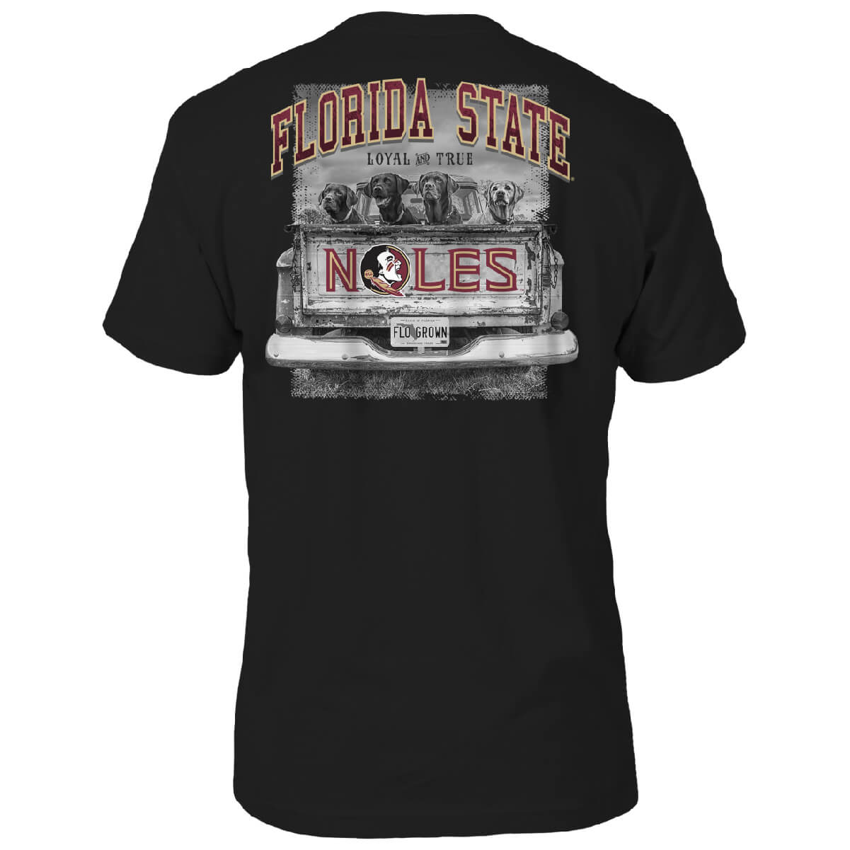 Florida State Seminoles Labs in Truck Tee