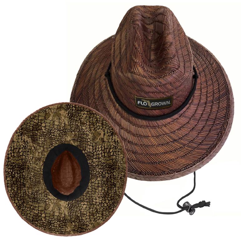 Gator Skin Straw Hat