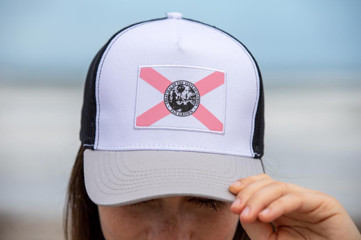 Ladies Flag Hat (model)