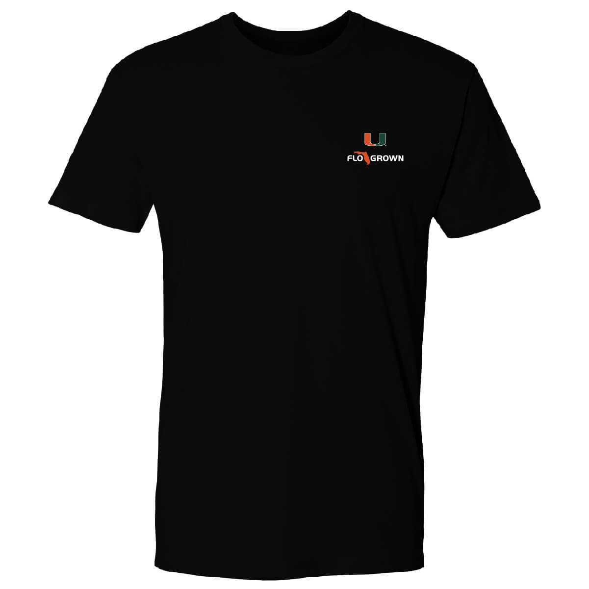 Miami Hurricanes US Camo Flag Tee - Front
