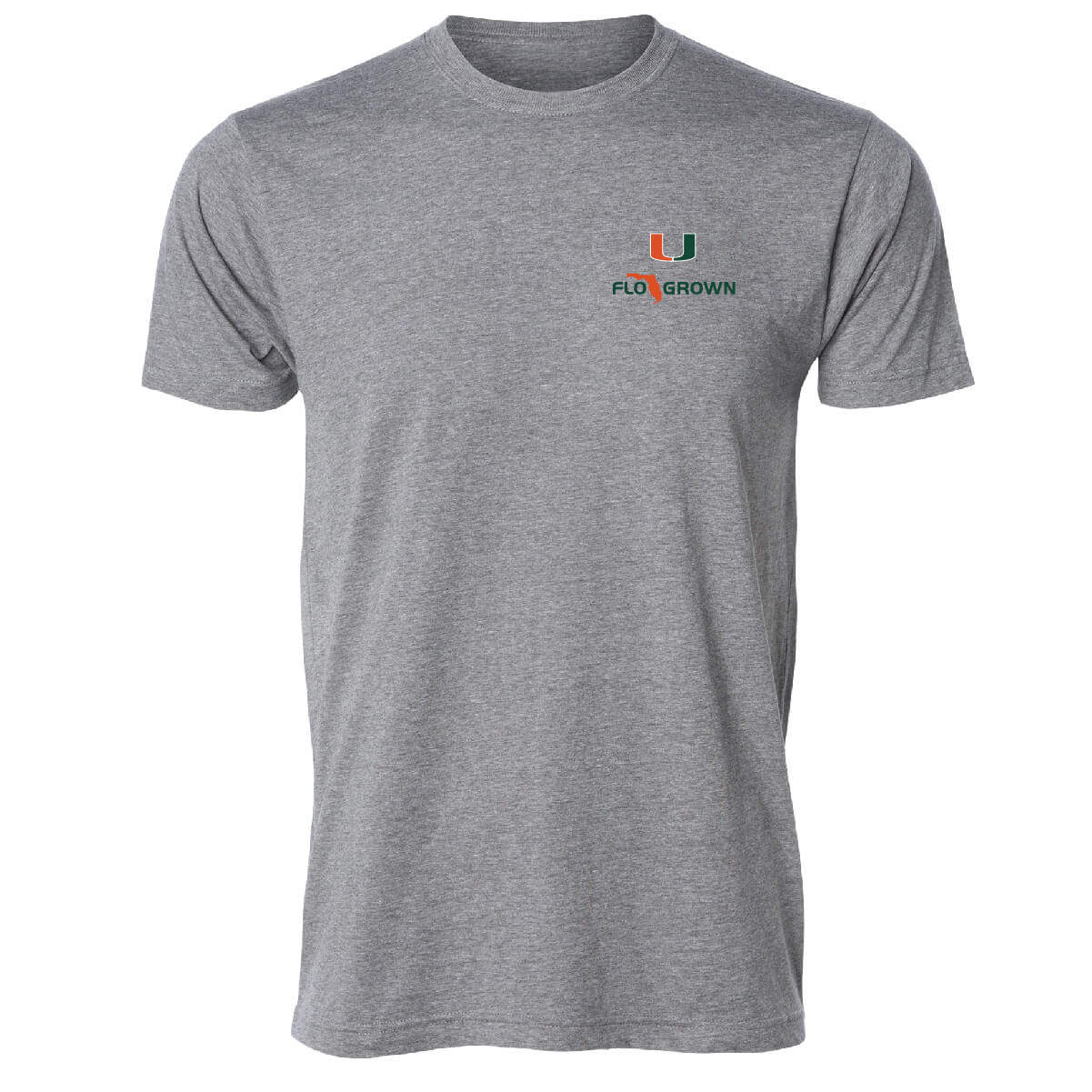 Miami Hurricanes Bursting Logo Tee - Front