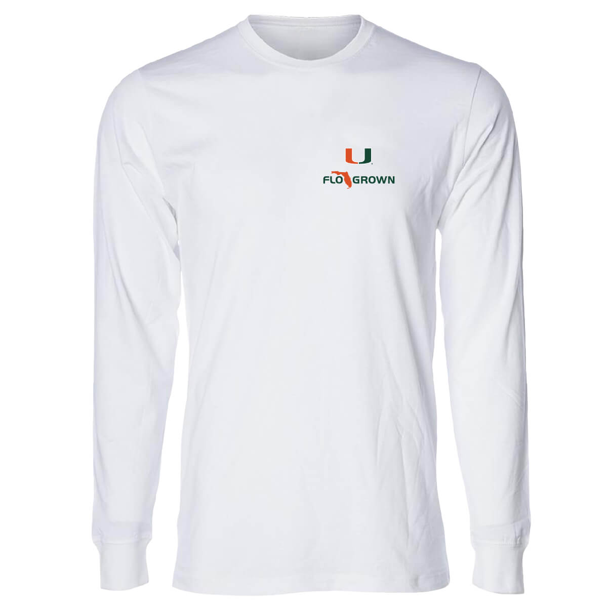 Miami Hurricanes Fly Em High Long Sleeve Tee - Front