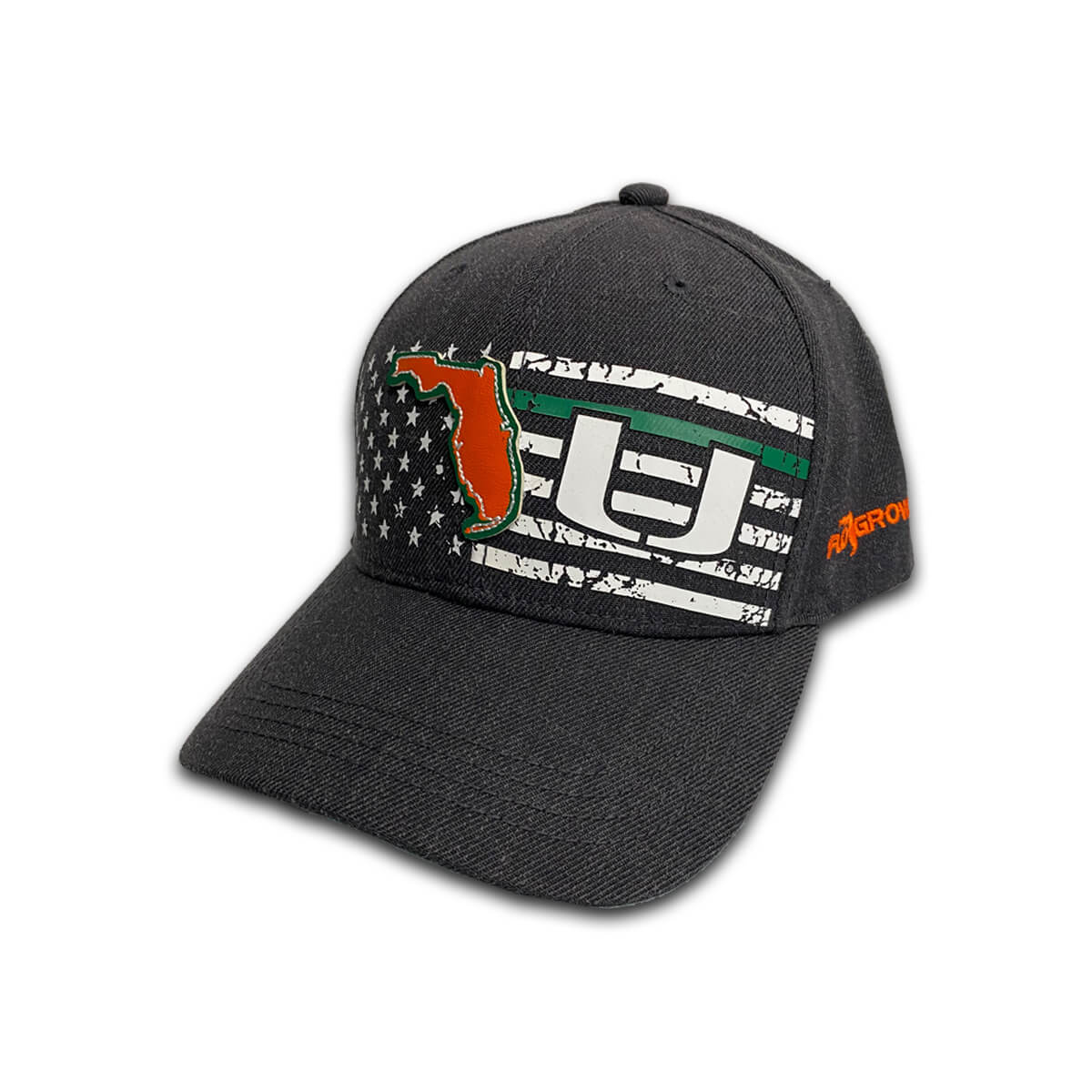 Miami Hurricanes Split U Flag Hat