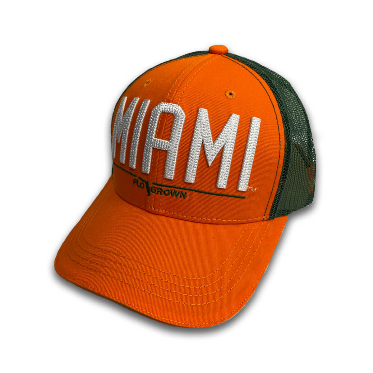 Miami Hurricanes Rope Stitch Hat